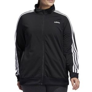 Black Adidas track zip up